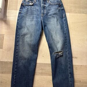 Old Navy Woman’s Distressed Blue Jeans